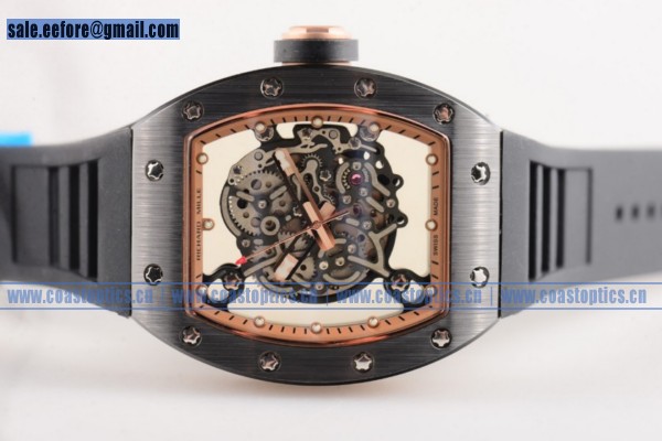 Richard Mille RM 055 Bubba Watson Best Replica Watch Ceramic/Rose Gold RM 055